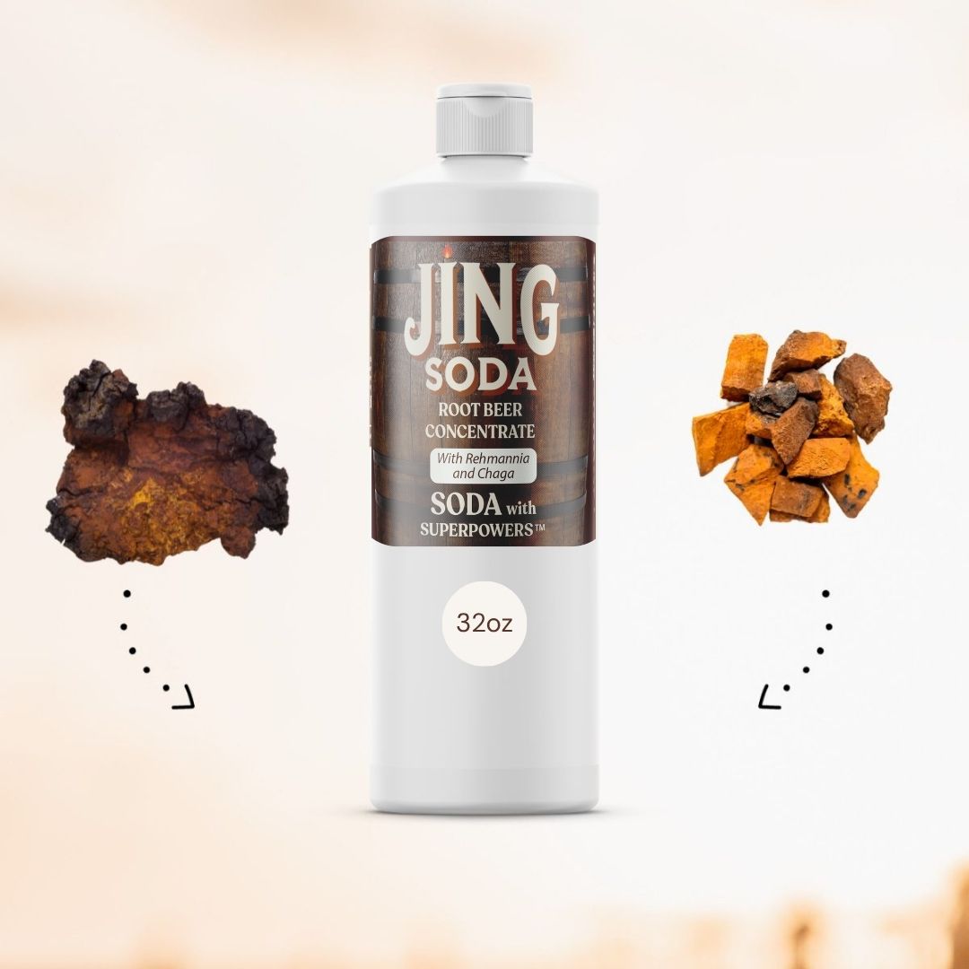 Jing Soda® Root Beer, 32oz