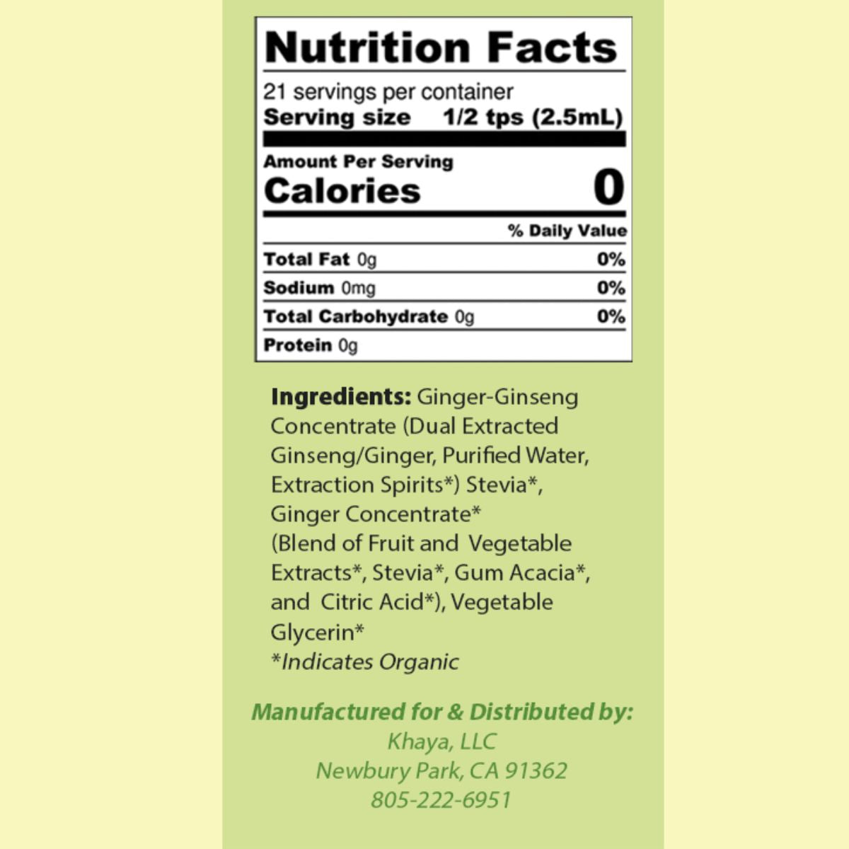 Jing Soda, Ginger Ginseng, 50mL (3 Pack)