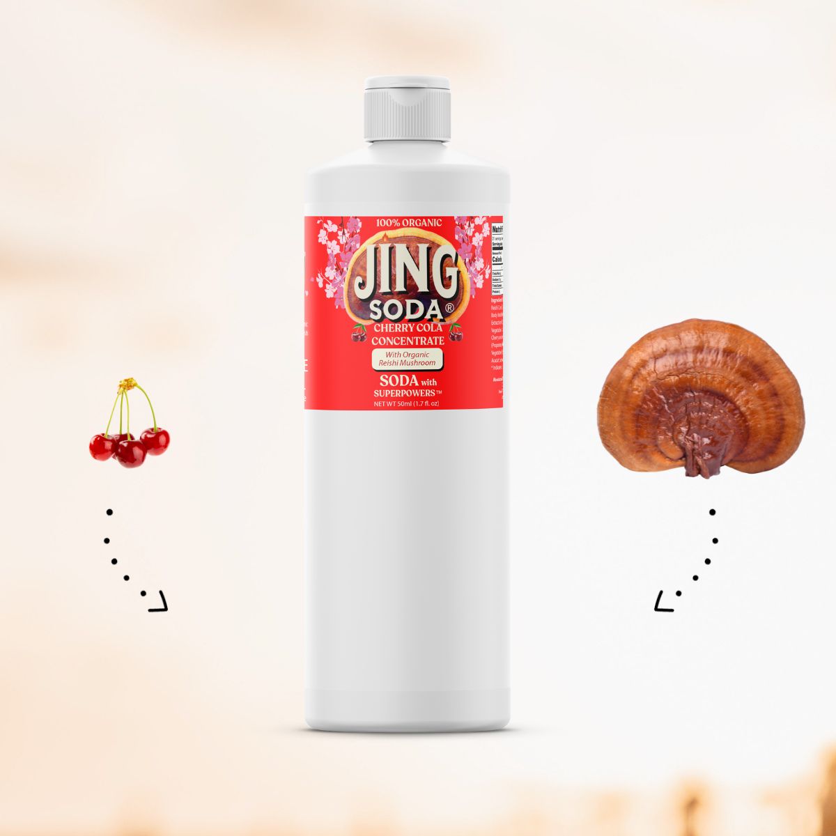 Jing Soda, Organic Cherry Cola, 32oz