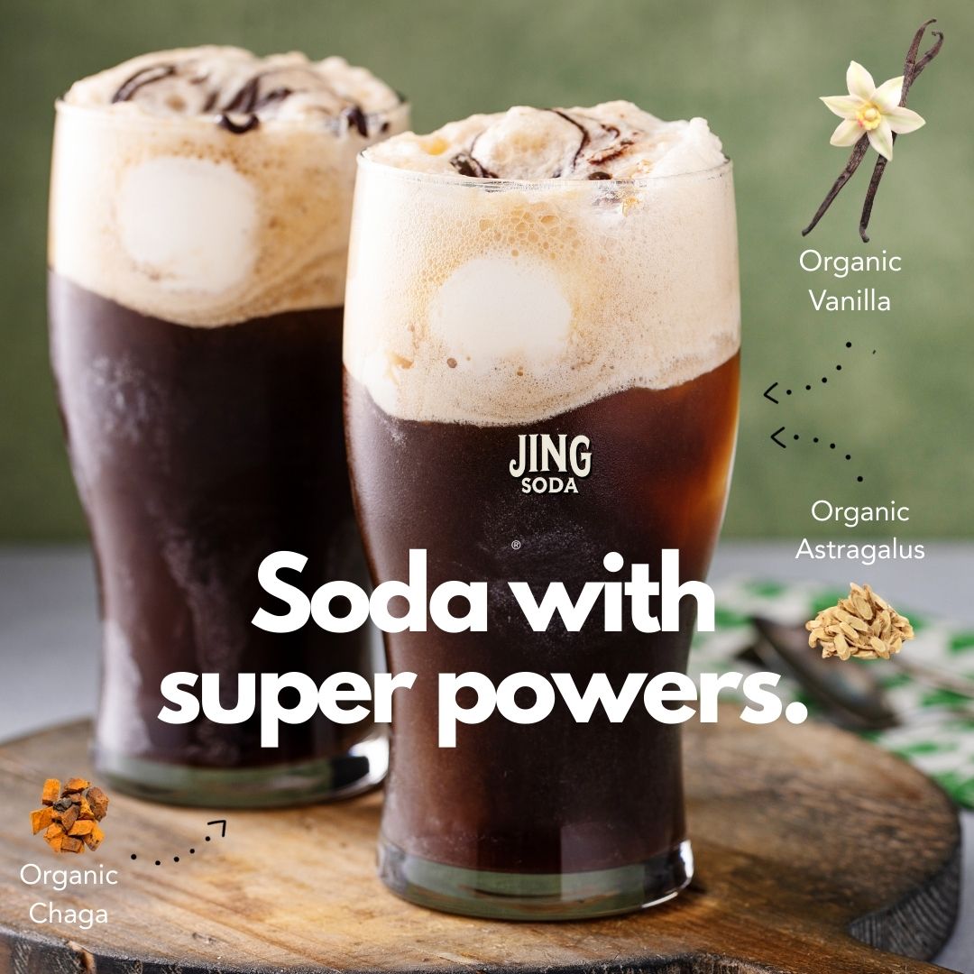 Jing Soda® Root Beer, 50mL (3 Pack)