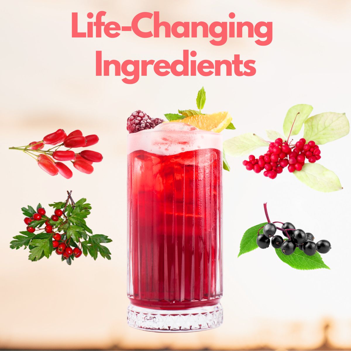 Jing Soda, Super Berry, 50mL (3 Pack)