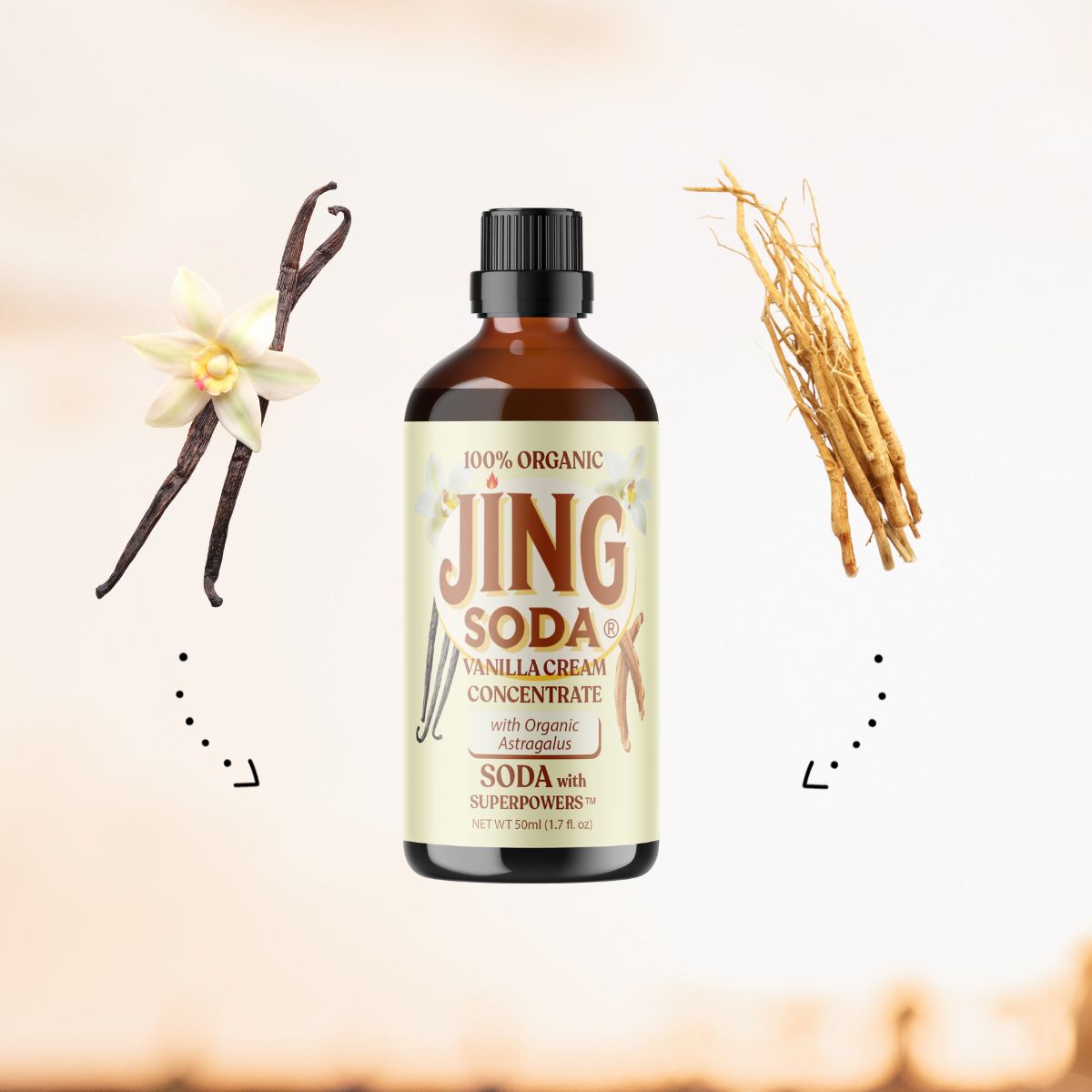 Jing Soda® Vanilla Cream