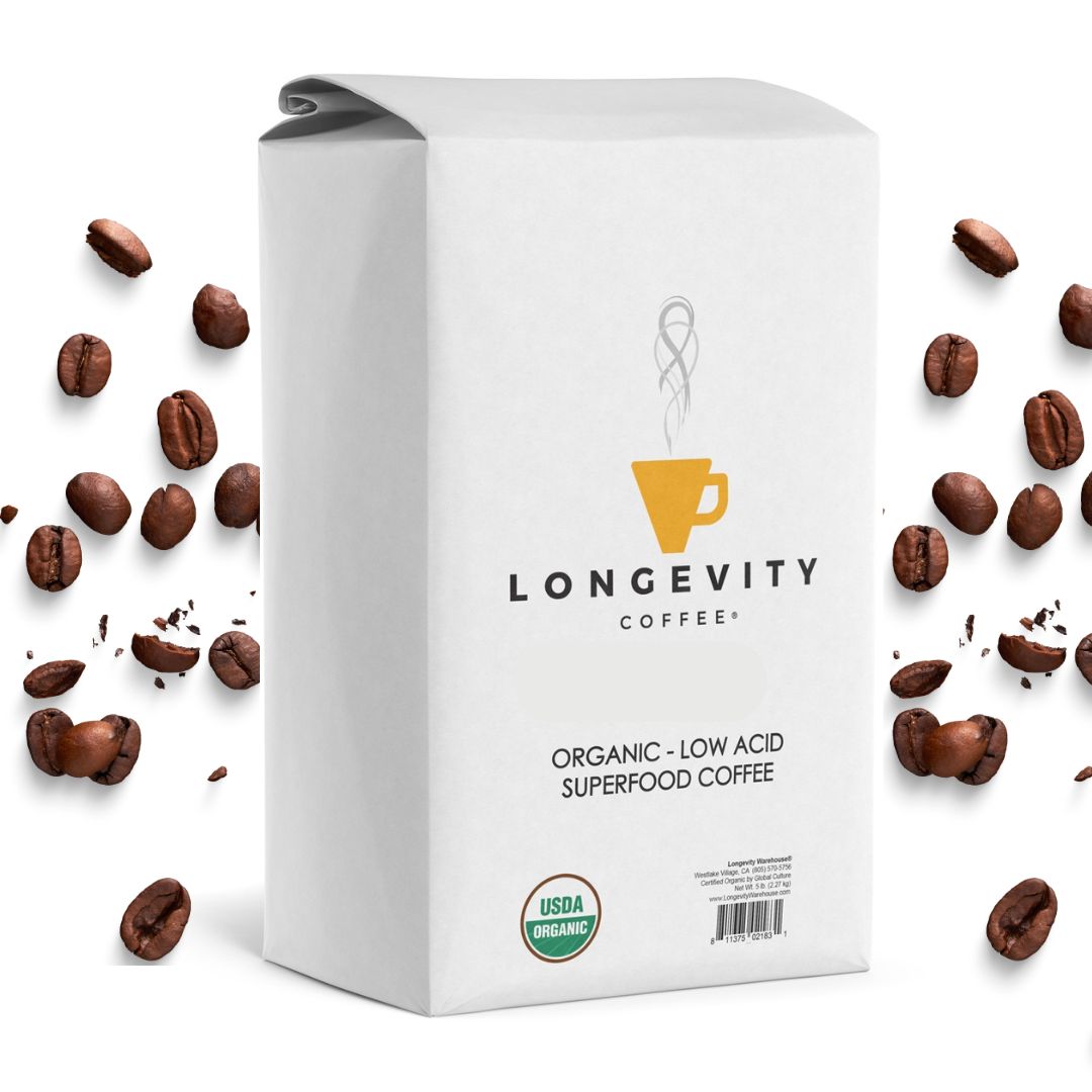 Longevity Coffee, 5lb Whole Beans