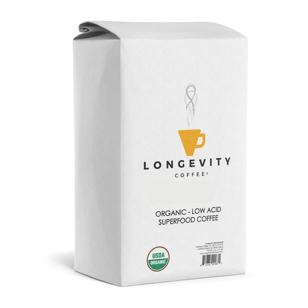 Longevity Coffee, 5lb Whole Beans