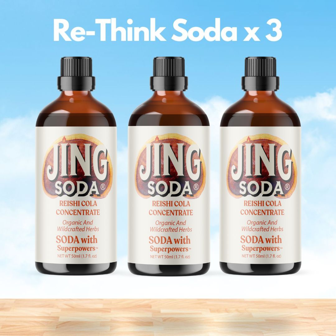 Jing Soda® Reishi Cola, 50mL (3 Pack)