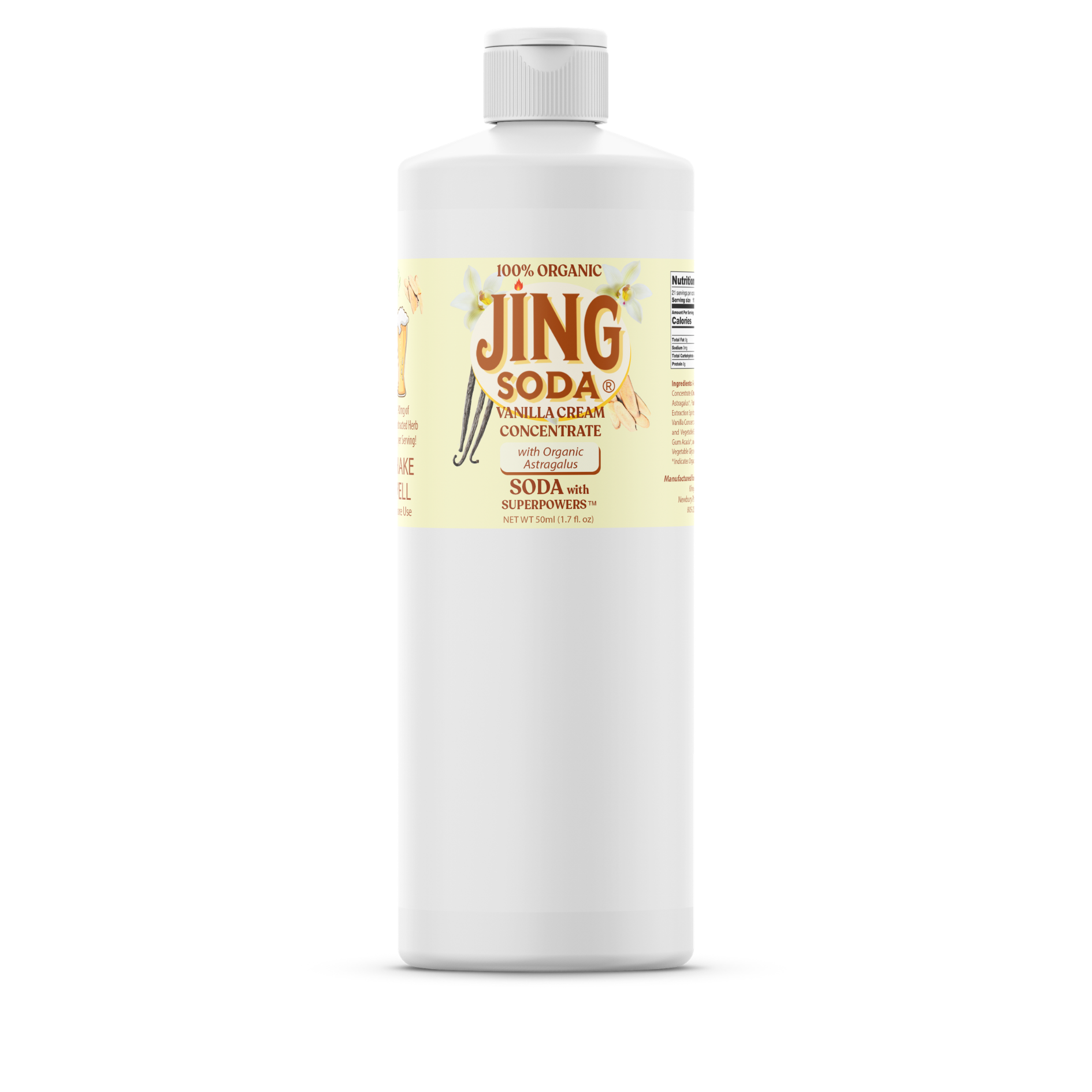 Jing Soda® Vanilla Cream, 32oz